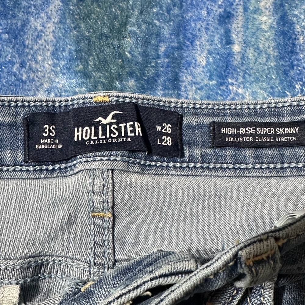 Hollister Women’s High-Rise Super Skinny Jeans - Blue